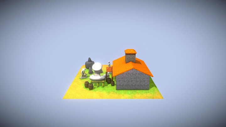 barraca 3D Model
