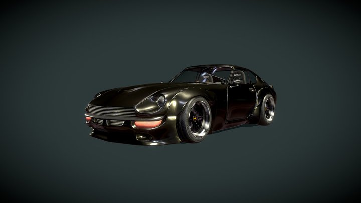 Nissan 240z Rocket Bunny 3D Model