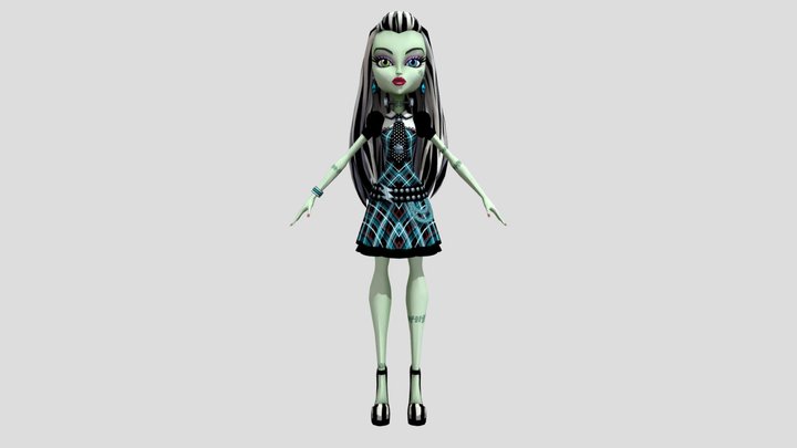 Monster High poly 3D model