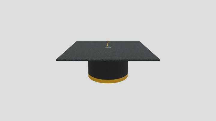 Graduation Cap (With Textures) 3D Model