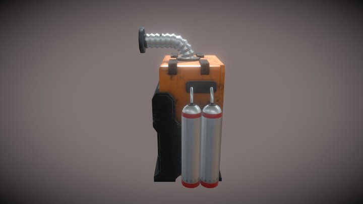 Réfrigérateurs de l'aboratoir Biohazard Sci-Fi 3D Model