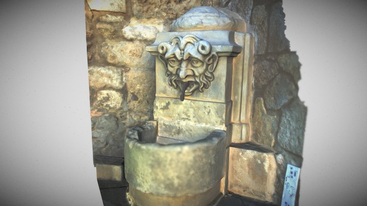 Fuente de los Canónigos. Cuenca 3D Model