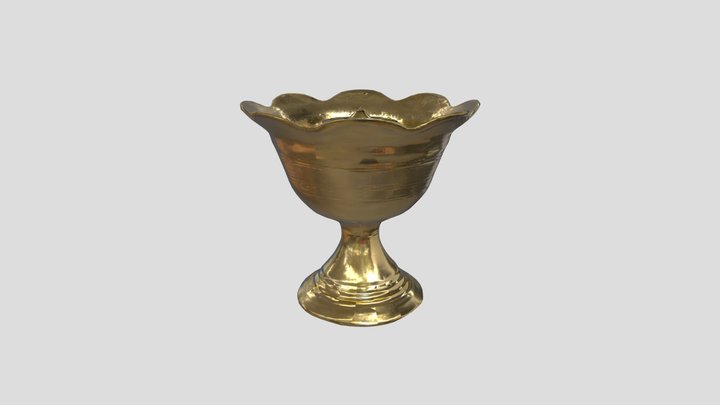 Brass Incense Holder 3D Model