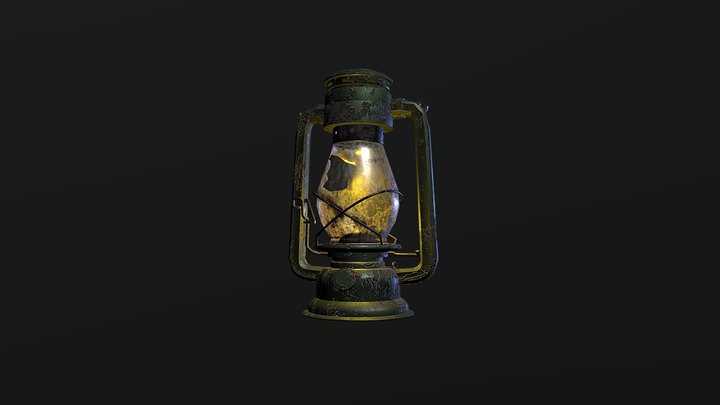 Broken-Lantern 3D Model