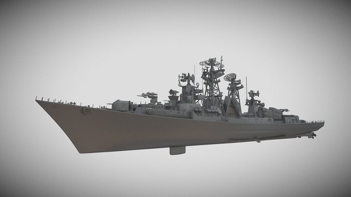 Project 61, NATO code - Kashin 3D Model