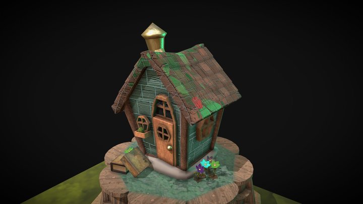 Scene Fairy House 3D Model