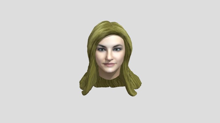 GTA 1: Urika Playerselect Realistic Head Render 3D Model