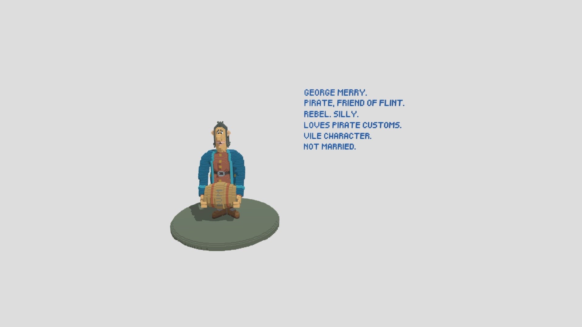 George Merry - 3D model by Dmitry Pollack (@pollackMD) [2e8c0bc ...