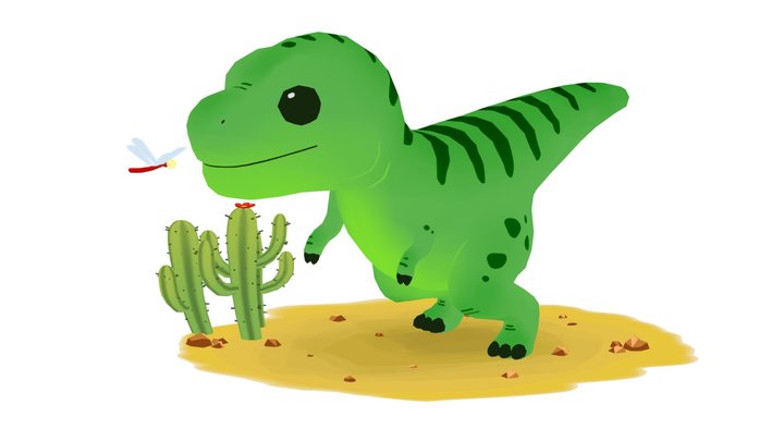 Trex 3D Model