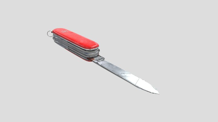 Swiss Army Knife 3D Model