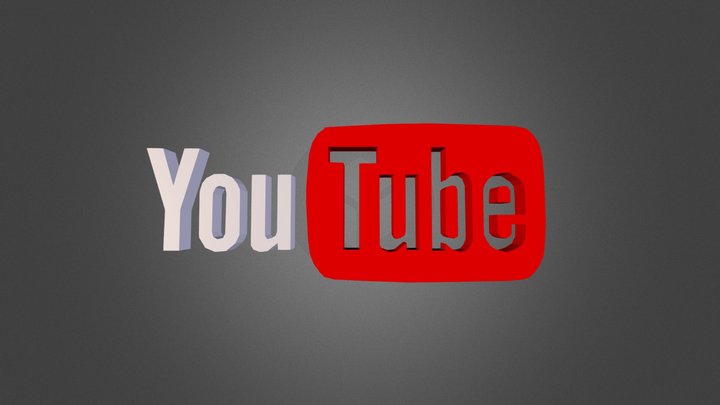logo youtube 3D Model
