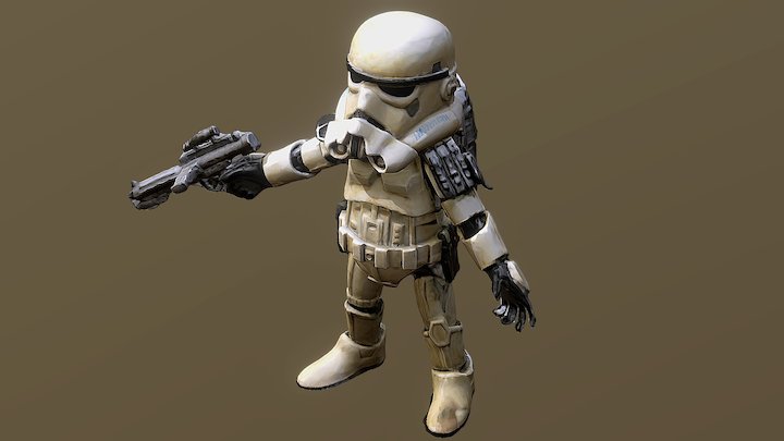 Sandtrooper 3D Model
