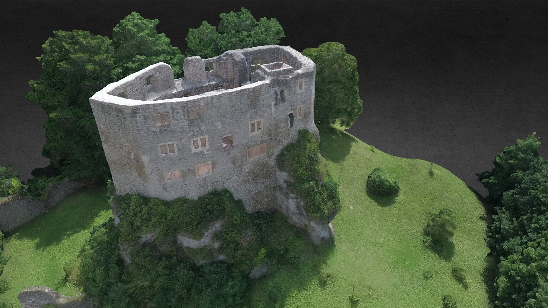 Burg Liebenstein, Höhenburg
