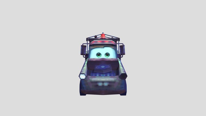 Mater (Tractor Tippin) 3D Model