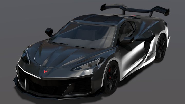 Chevrolet Corvette C8 Z06 Performance Package 3D Model