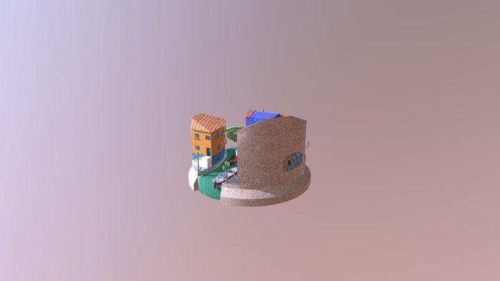 Venice - CityScene - LowPoly - 3D 3D Model