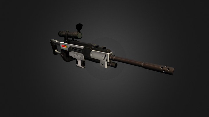 Sniper Rifle 3D Model