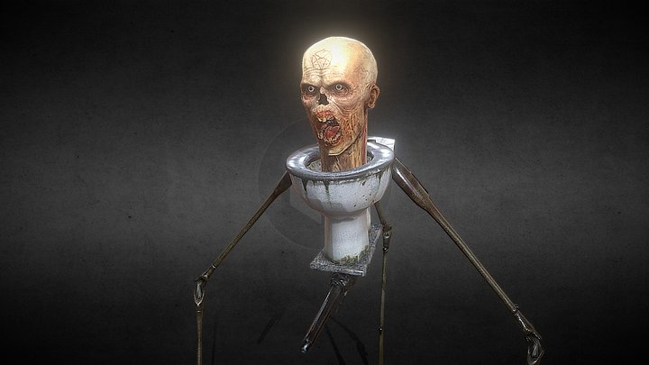 Zombie Strider toilet – Modèle 3D gratuit STL