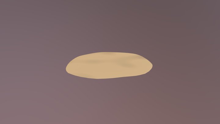 Trattoria Frenetica - Low Poly Pizza Dough 3D Model