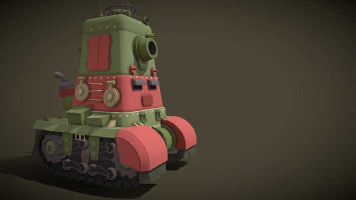 Tank MetalSlug 3D Model