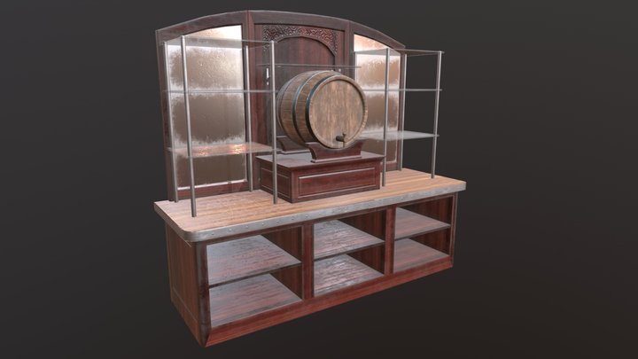 Drink Stand 3D Model