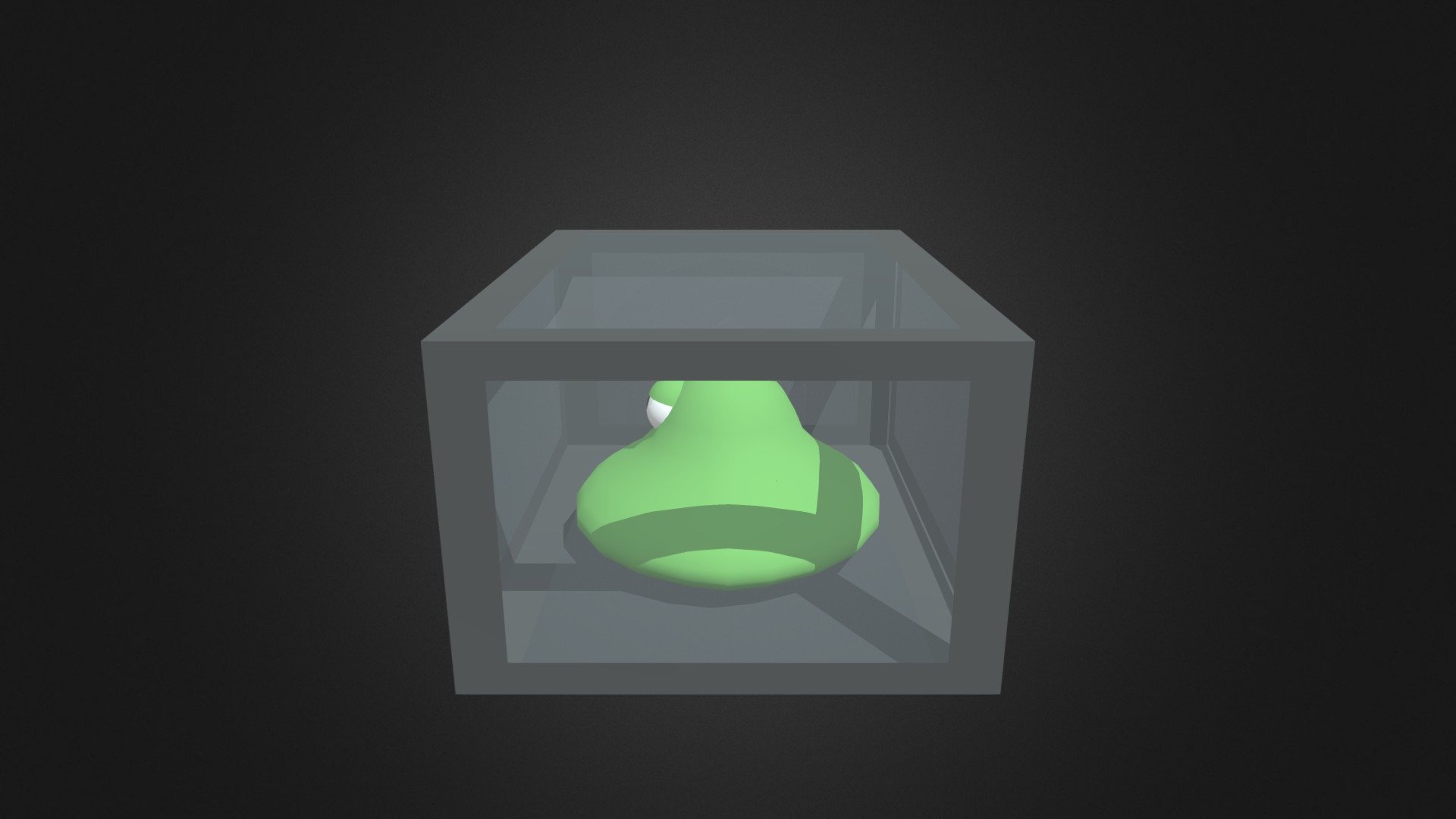 Blobby Alien in Tank