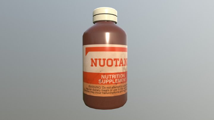 Silent Hill Health Drink 3D Model