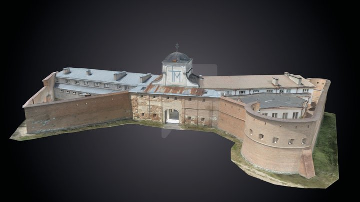 Berdychiv, gate to the Carmelite fortress 3D Model
