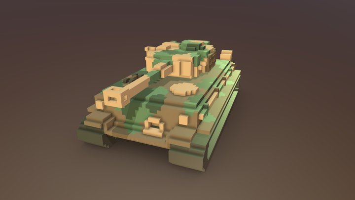 Tank (Tigr1) 3D Model