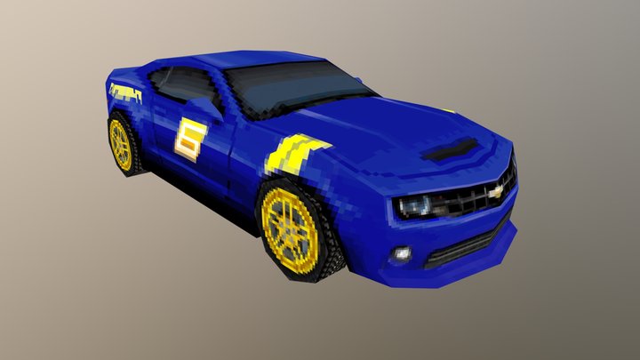 Asphalt 8 if it was PSX - Camaro GS 3D Model