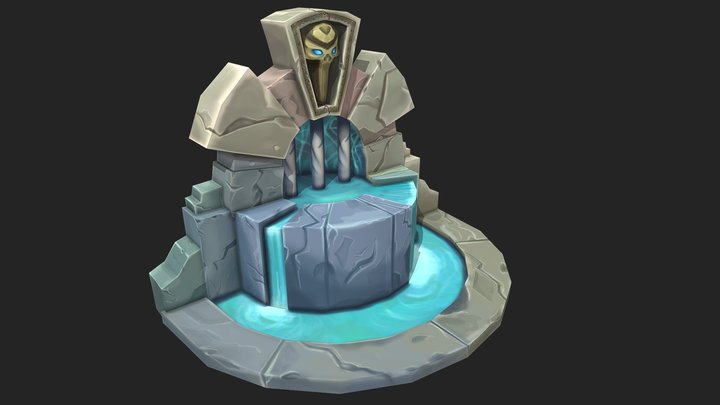 Recreation Skull Drain 3D Model