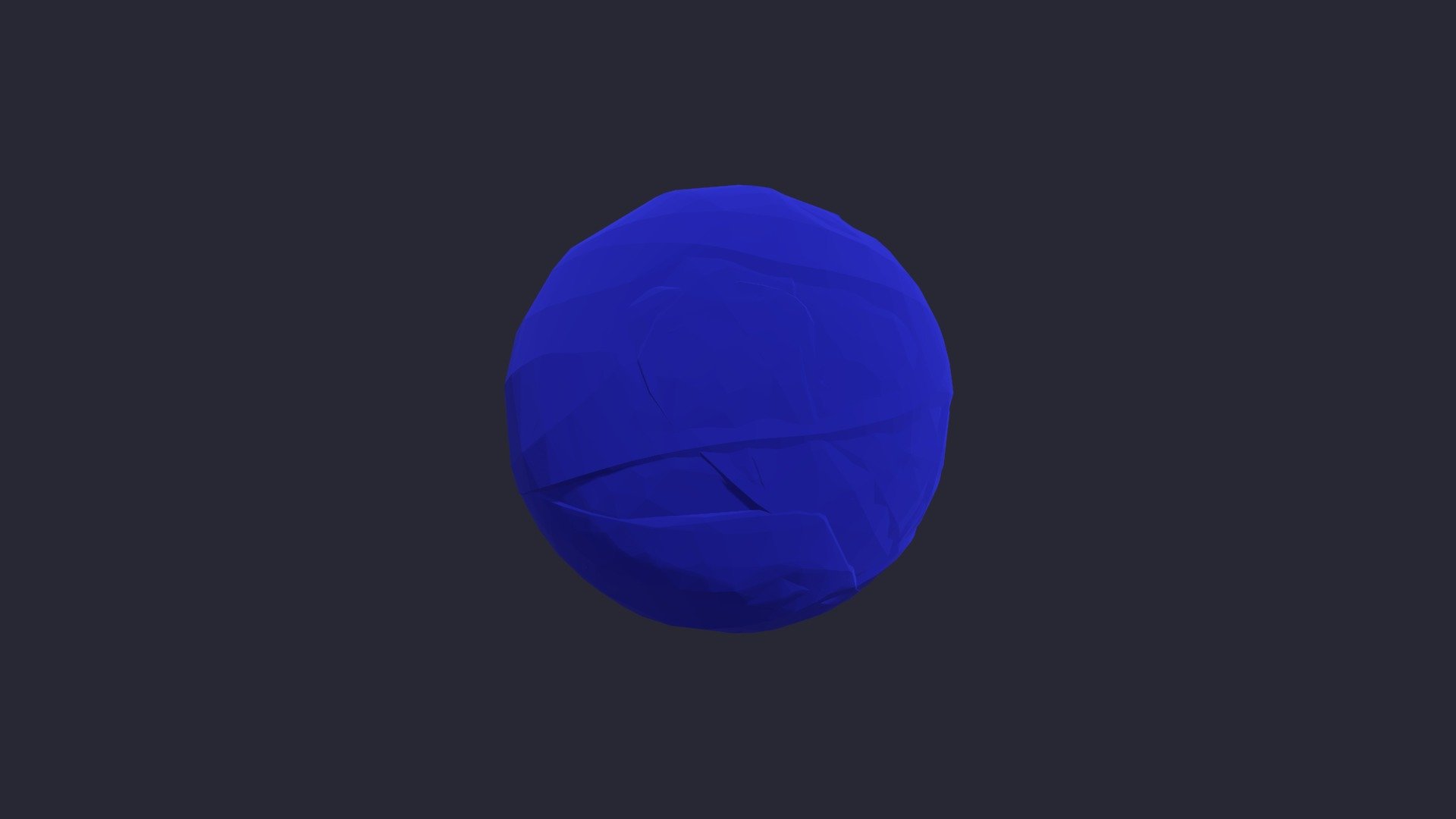 Blue Ball Download Free 3d Model By Dutchim [2e951d8] Sketchfab