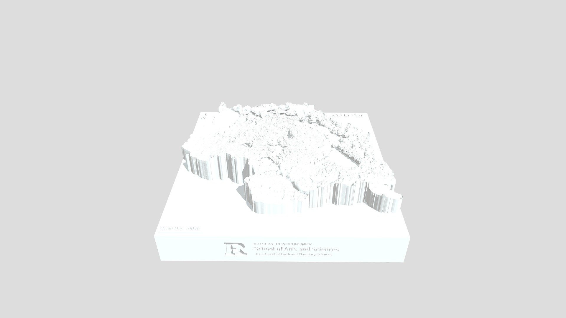 Monte Cruz 3D Print — Sketchfab embed 3D viewer