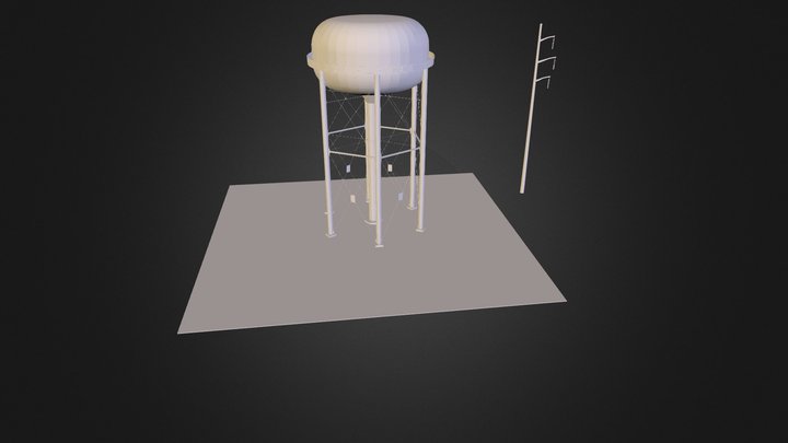 Millard Water Tower 3D Model