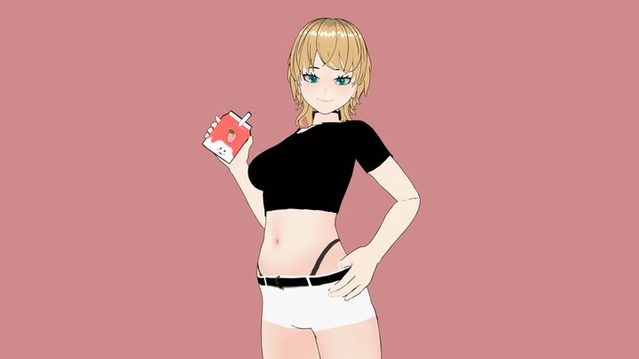 Anime - Candy 3D Model