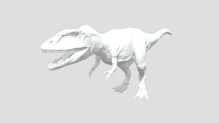 Male Carcharodontosaurus (Adult) 3D Model