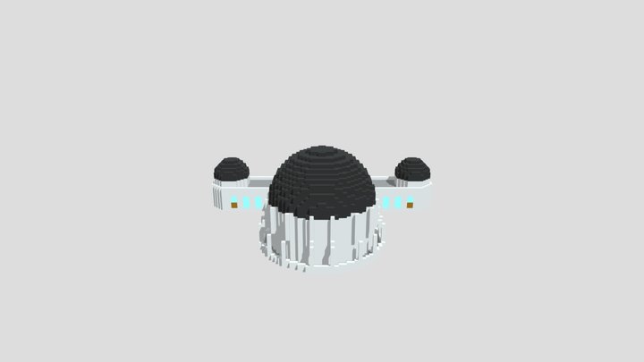 Griffith Observatory Voxel 3D Model