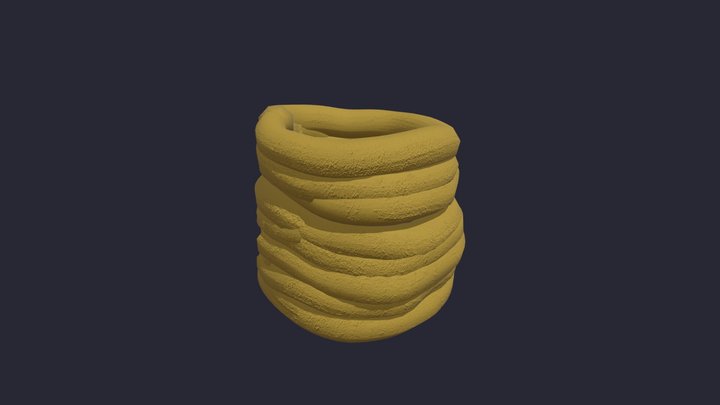 A Flower Pot – Free 3D Model STL