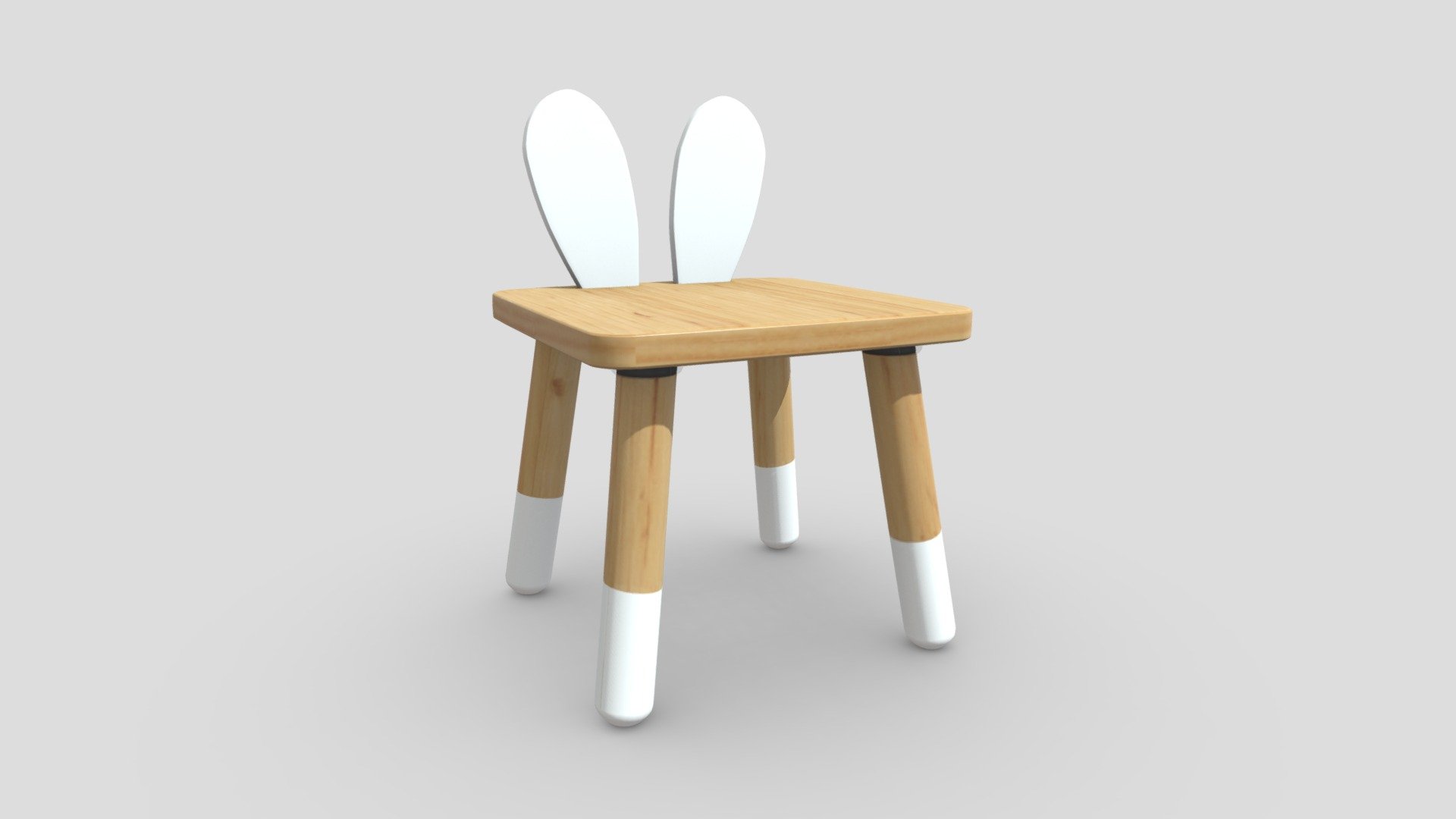 Rabbit chair Buy Royalty Free 3D model by interior model