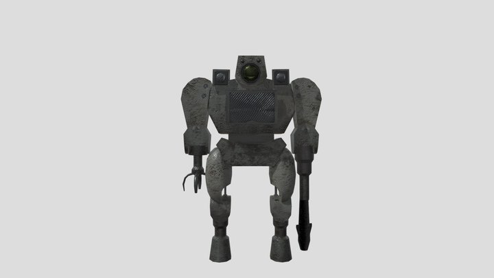 Old Bird - Lethal Company (rigged) 3D Model