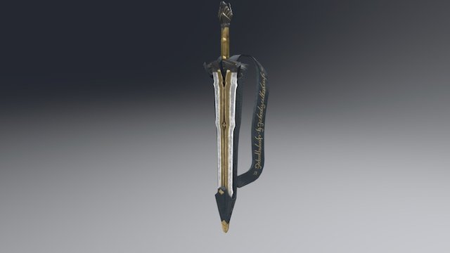 Inspired by Dwarven's sword in the hobbit 3D Model