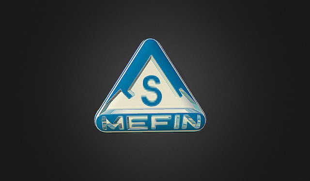 MEFIN S.A. Logo 3D Model