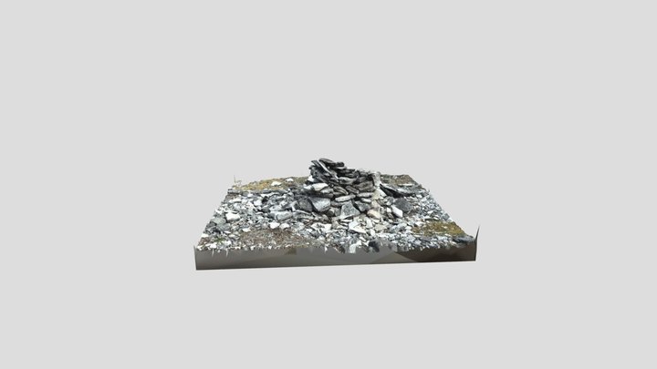 Fire pit with normal map 3D Model