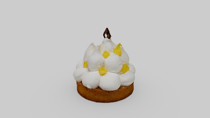 Lemon Cake 3D Model