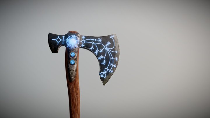 GOW Leviathan Axe fanart 3D Model
