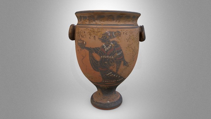 Black-figure vessel for incense
