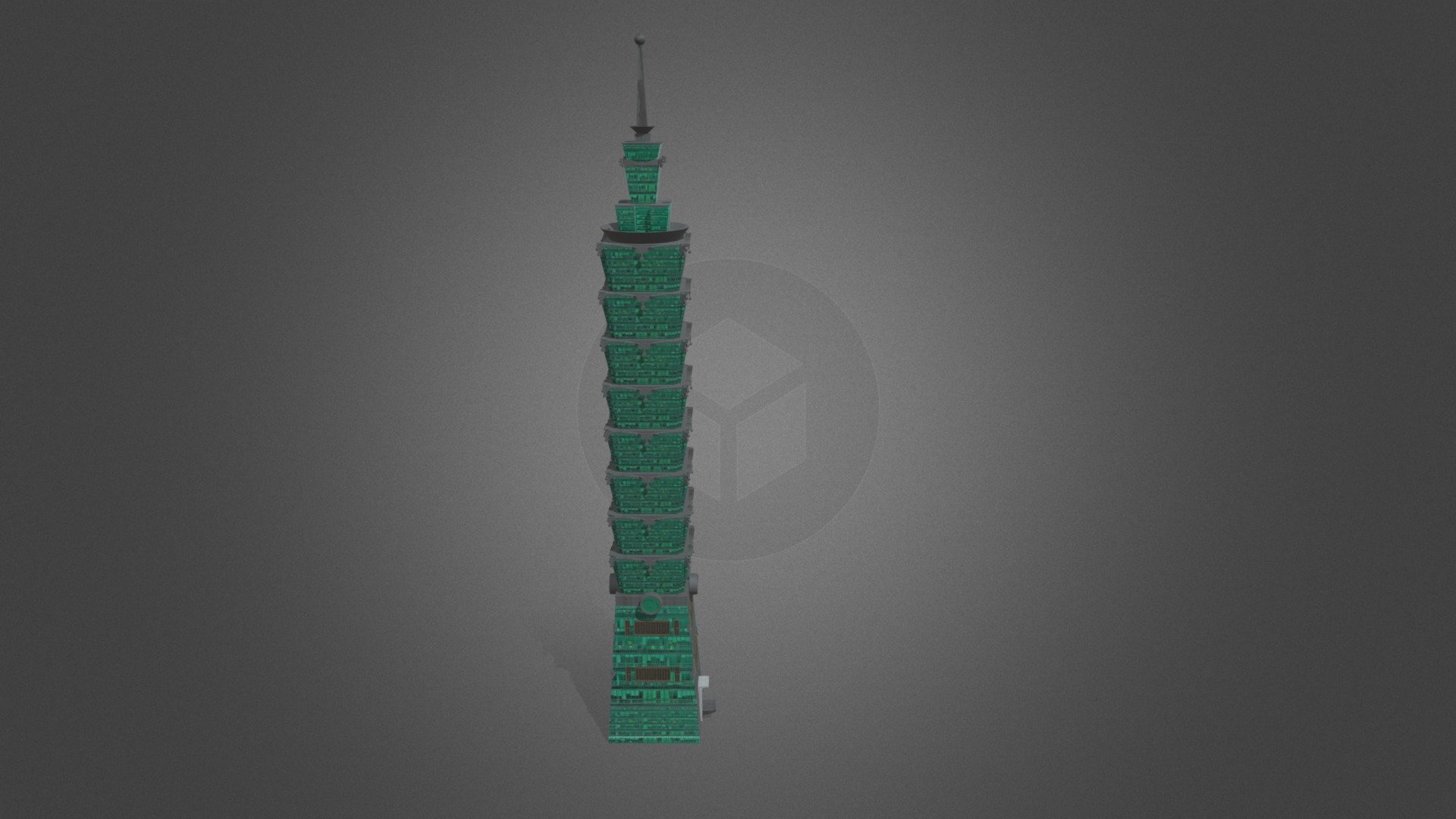 Taipei 101 - 3D model by y_060117 [2e9fc4d] - Sketchfab