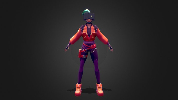 PWND Vex Skin Character model 3D Model