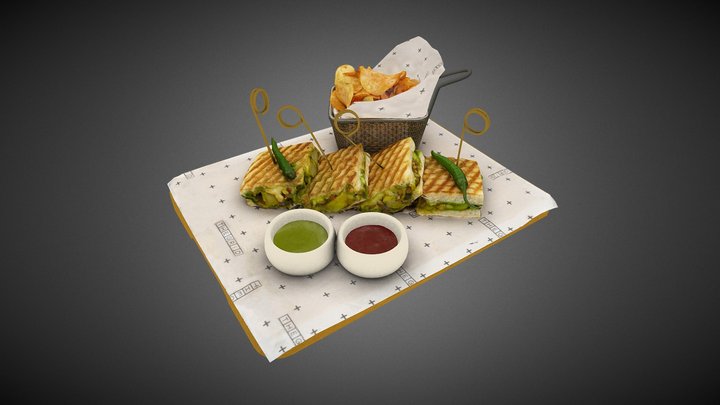 Sandwich 3D Model
