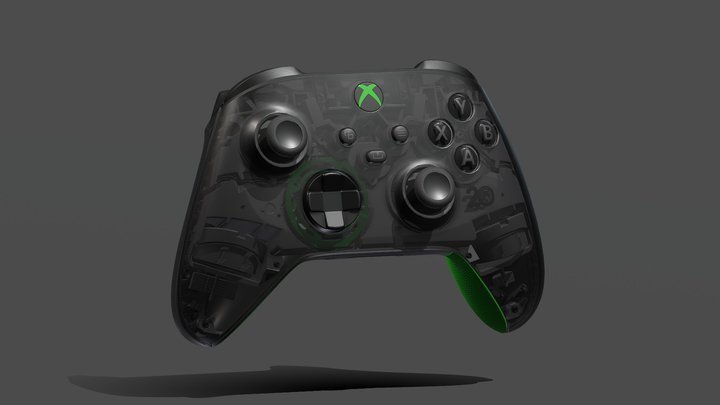 Xbox Series X 20th Anniversary Controller 3D Model